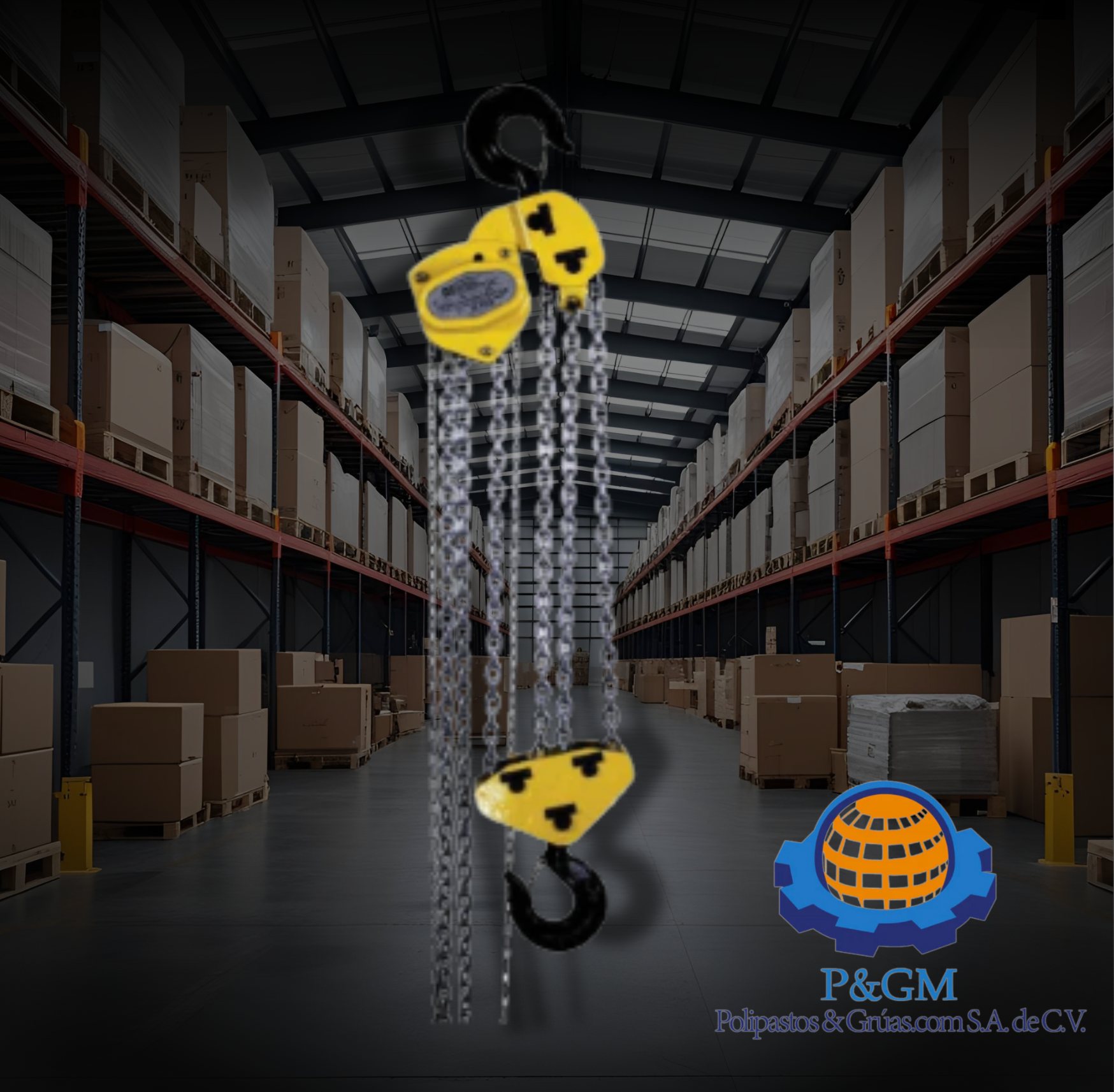 Polipasto Manual de 10 Toneladas | Alta Capacidad y Fiabilidad para Levantamiento de Cargas Pesadas