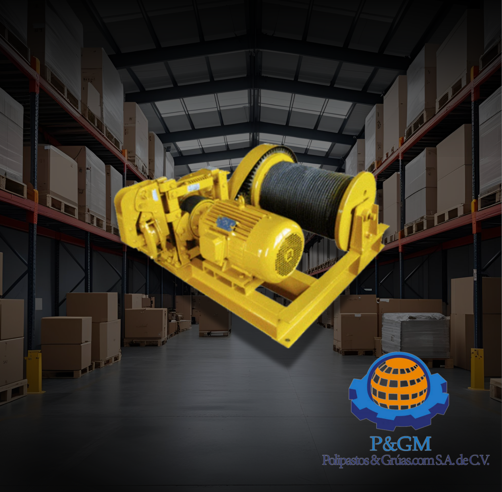 Malacate Eléctrico 5,000kg | Alta Capacidad y Rendimiento para Levantamiento de Cargas Pesadas